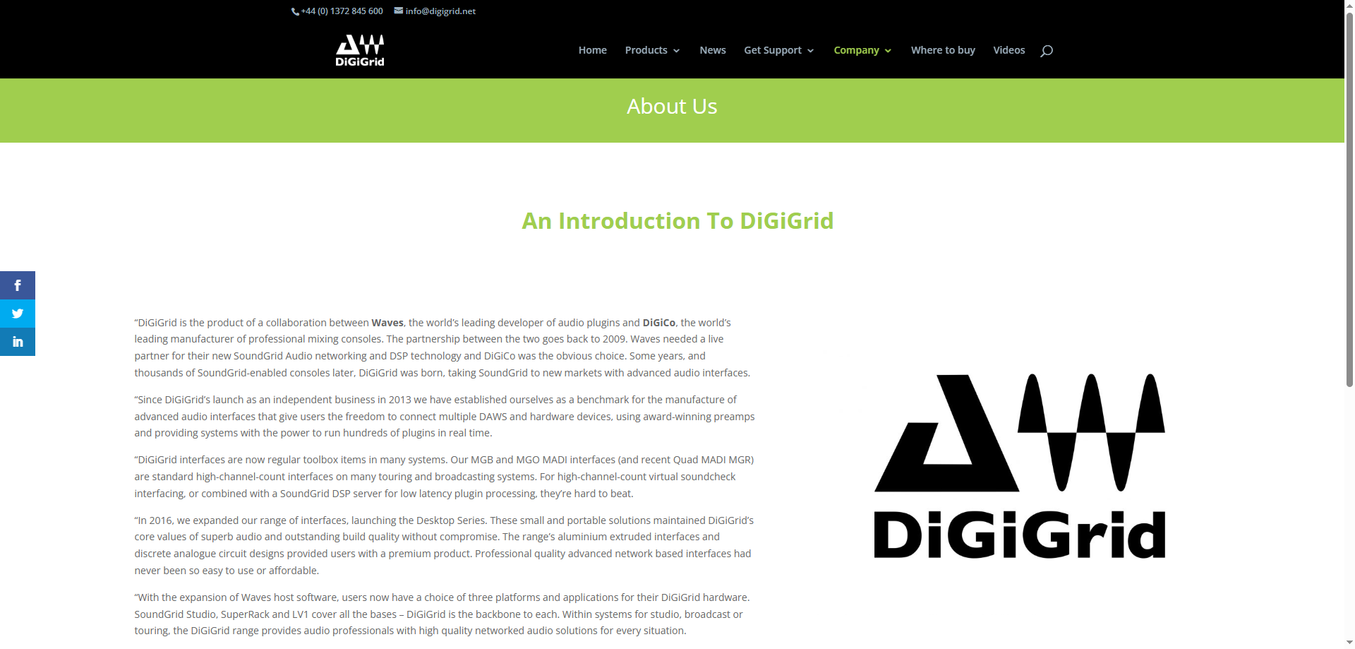 DiGiGrid mobile